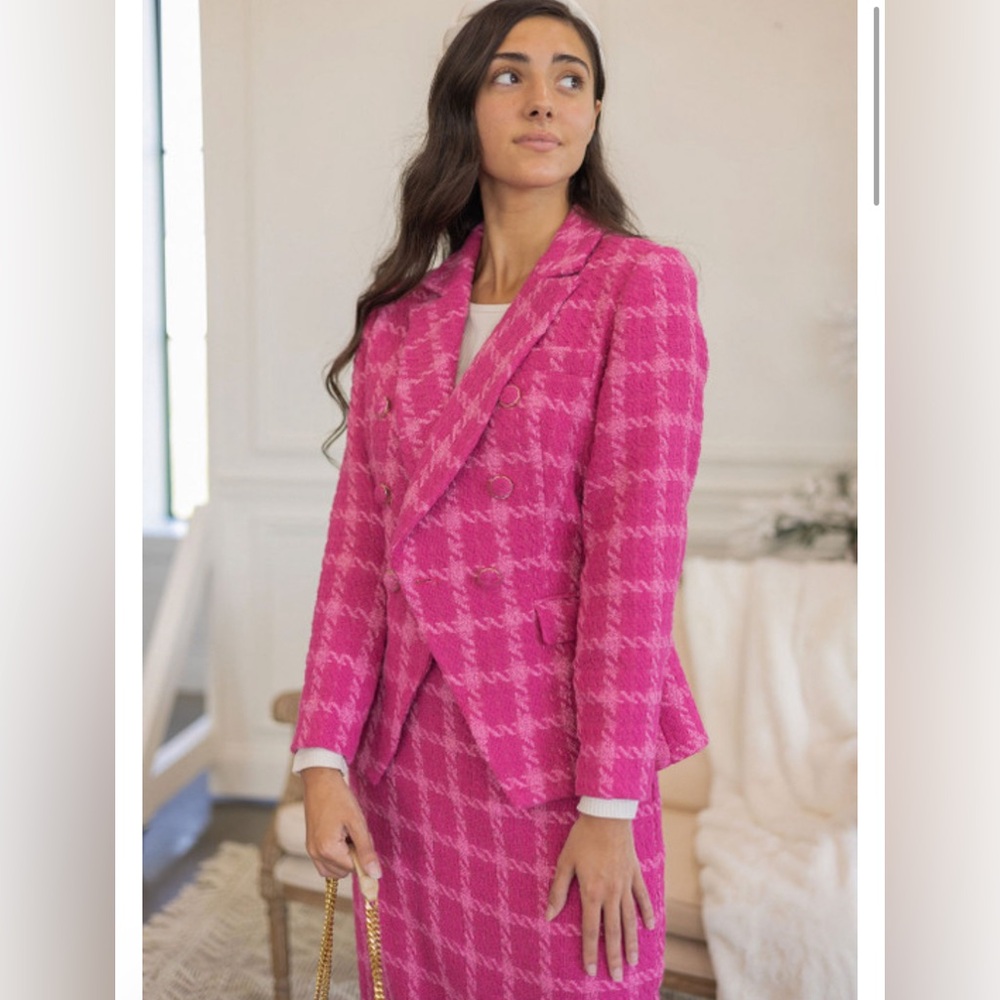 Blushing Ambition Blazer